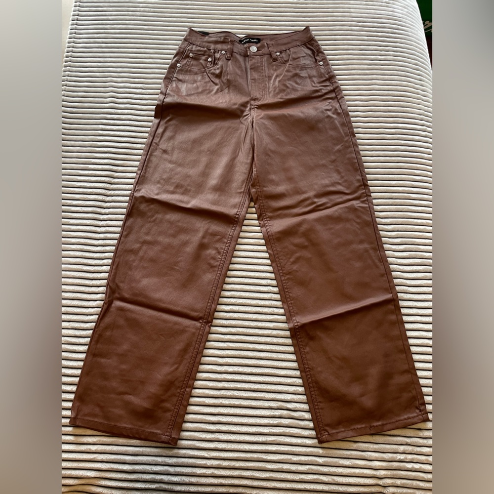 Faux Leather Pants size 7